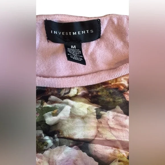INVESTMENTS Sweater Women Floral front - Picture 6 of 6